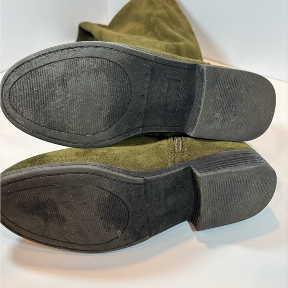 Herstyle Green Over the Knee Boots Stylish and Versatile - Picture 10 of 10